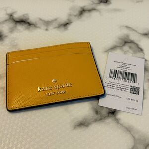 Kate Spade Yellow Card Holder